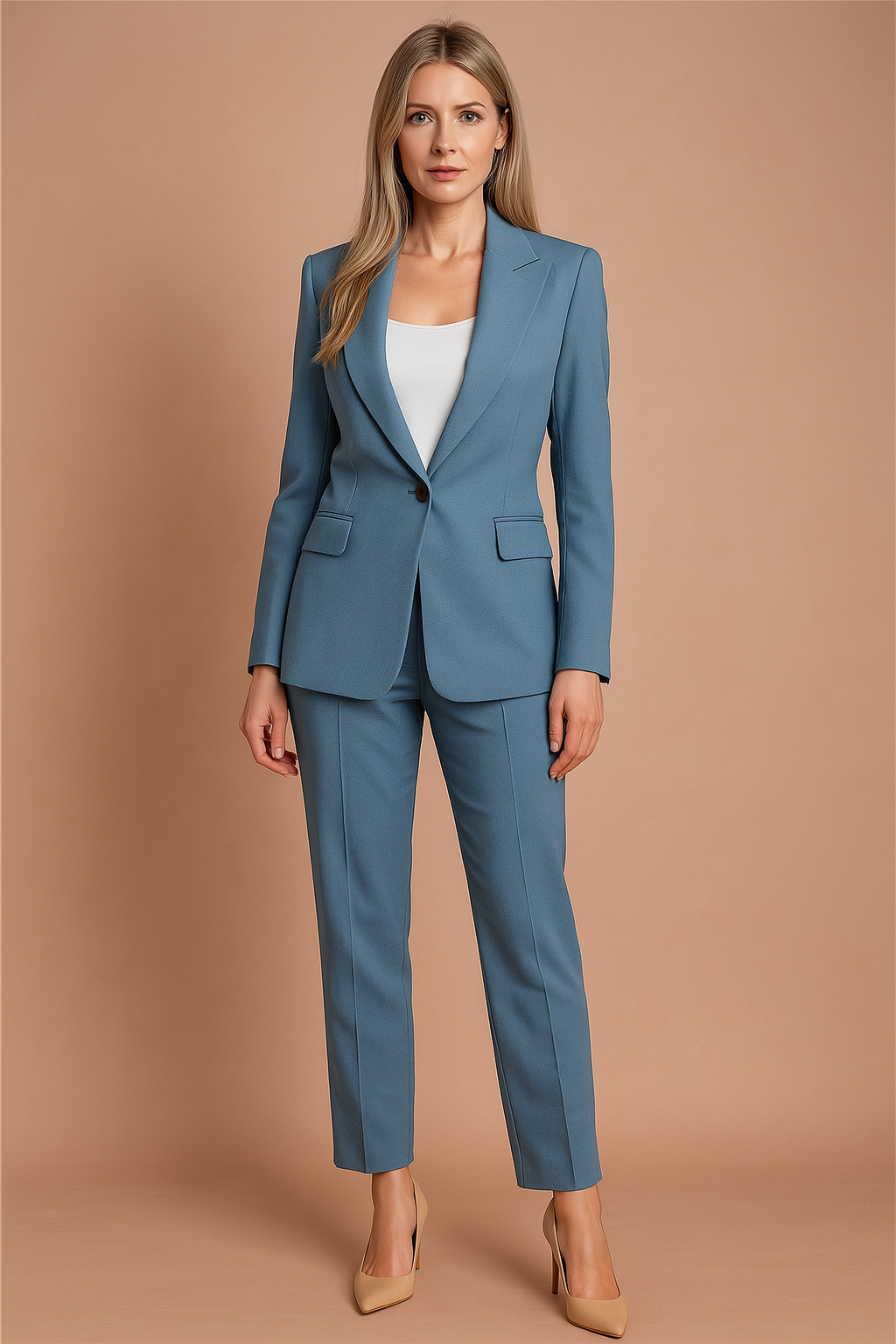 Women's Classic Blazer and Pants Set
