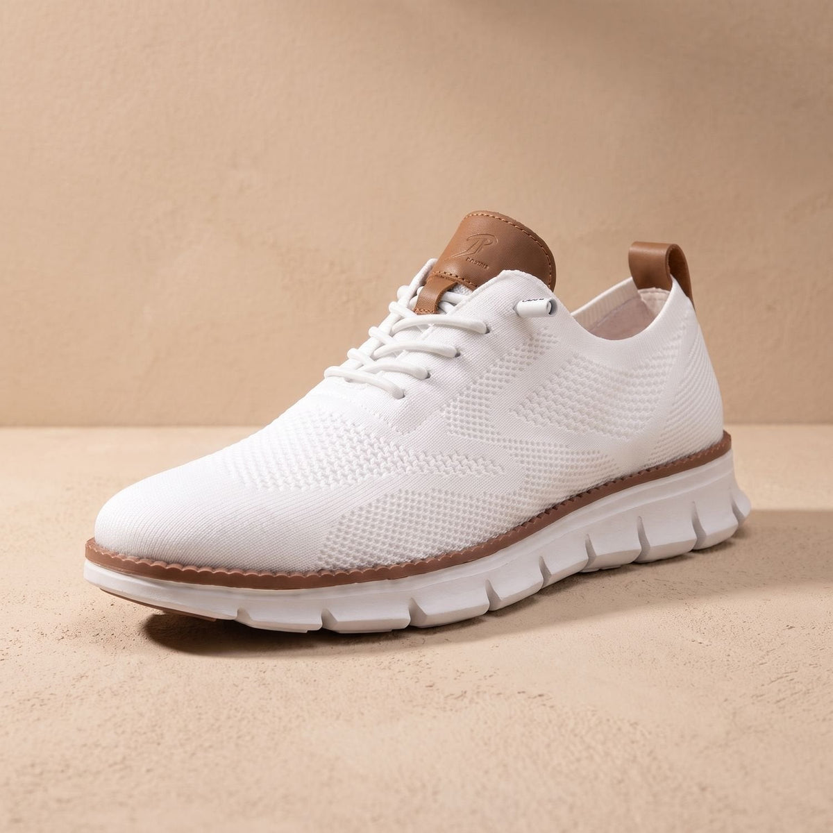 Women's Orthopedic Lace-Up Knit Sneakers with Arch Support