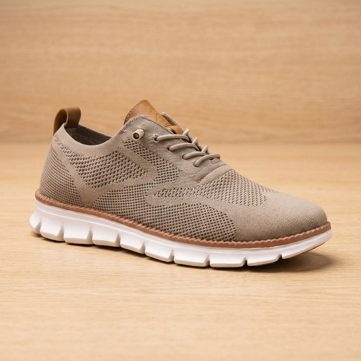 Women's Orthopedic Lace-Up Knit Sneakers with Arch Support