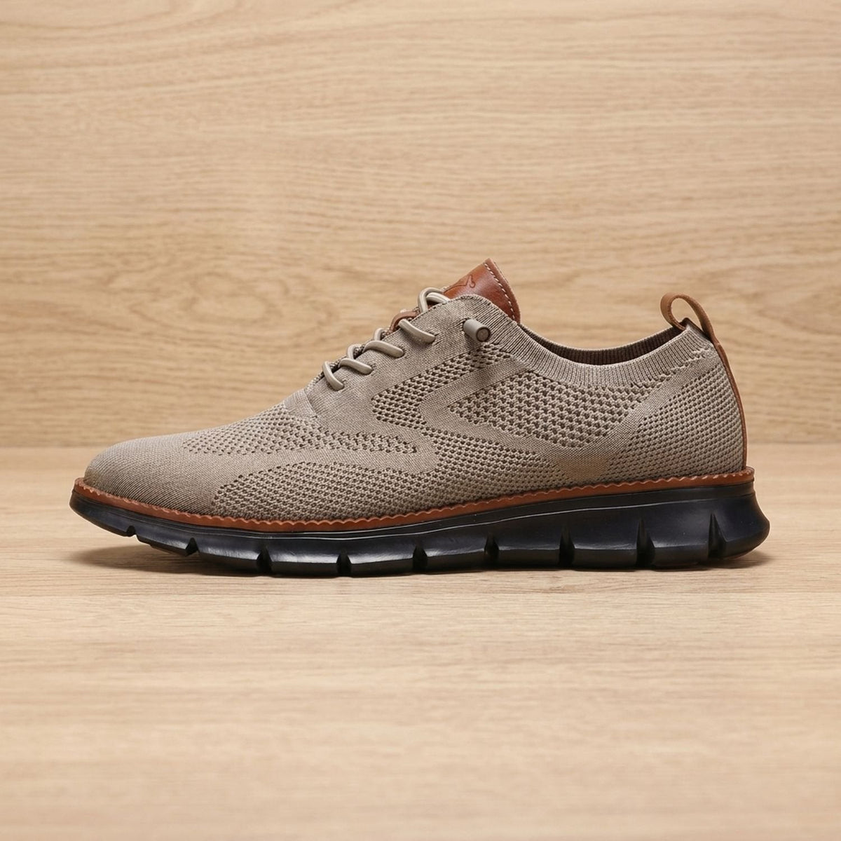 Women's Orthopedic Lace-Up Knit Sneakers with Arch Support