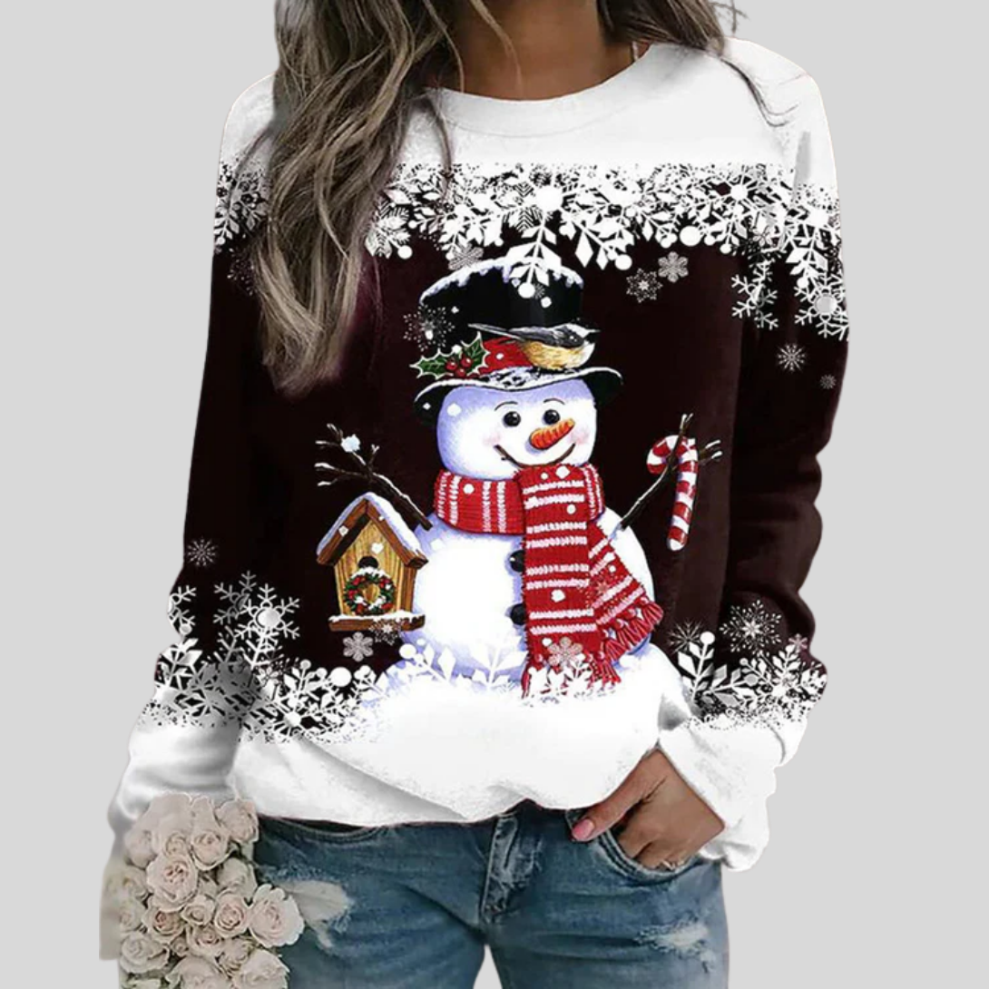Women's Snowman Christmas Sweatshirt