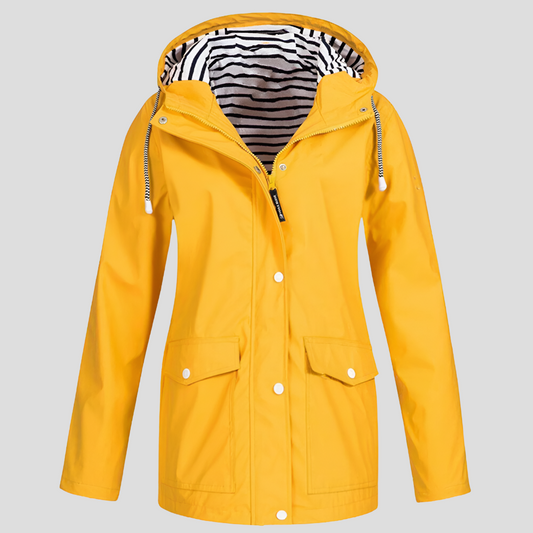 Women’s Water-Resistant and Wind-Resistant Hooded Jacket