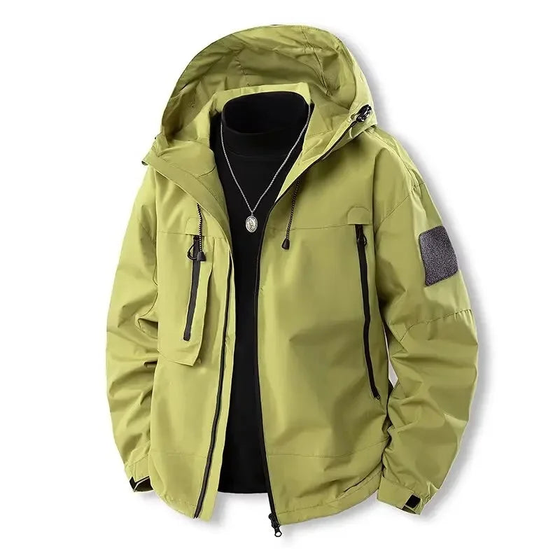 Women's Water-Resistant Hooded Softshell Zip-Front Jacket