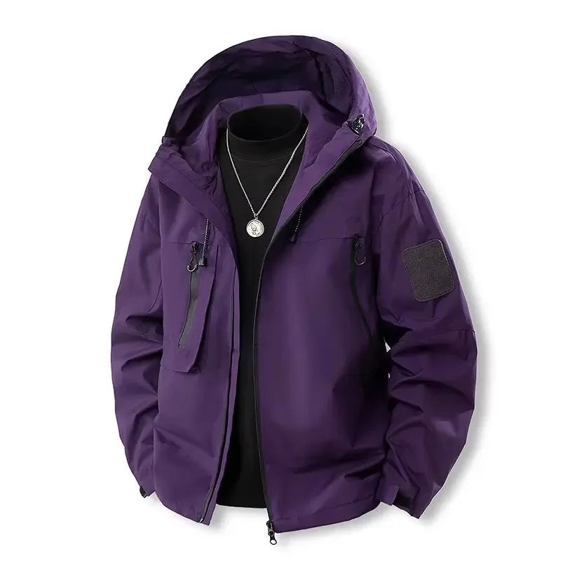 Women's Water-Resistant Hooded Softshell Zip-Front Jacket