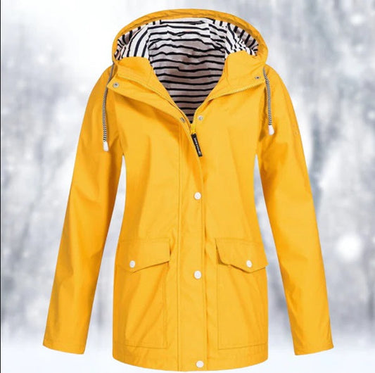 Women's Waterproof Jacket - Versatile and Elegant