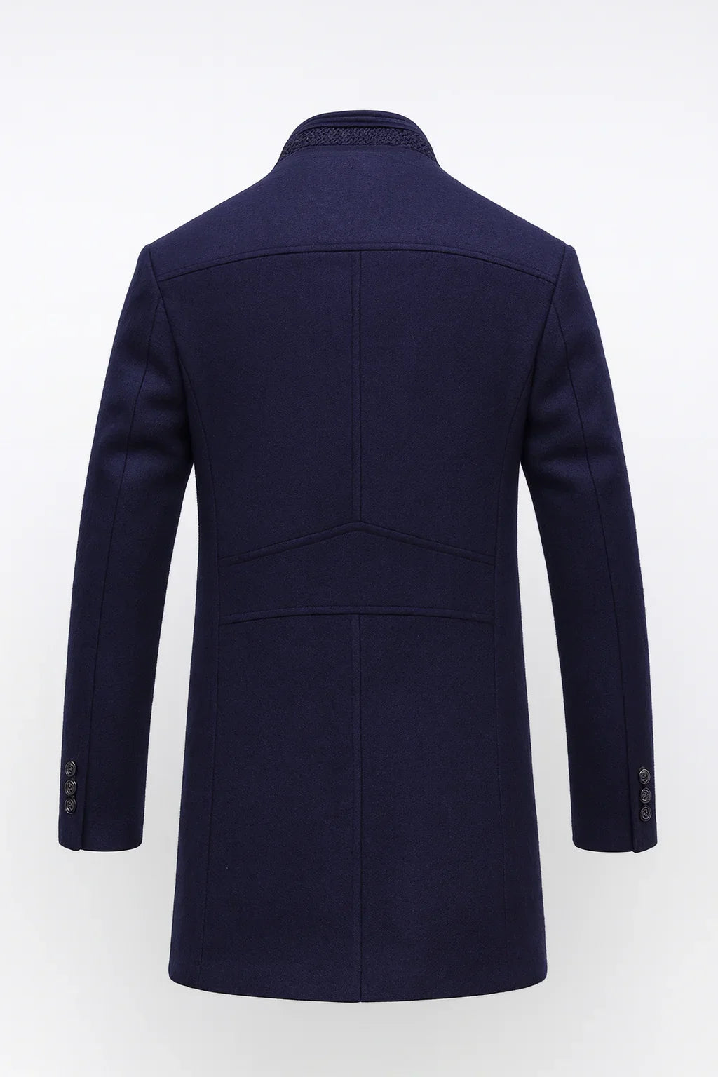 Women's Wrinkle-Resistant Wool-Blend Winter Coat – Modern Straight Fit in a Multicolour Design