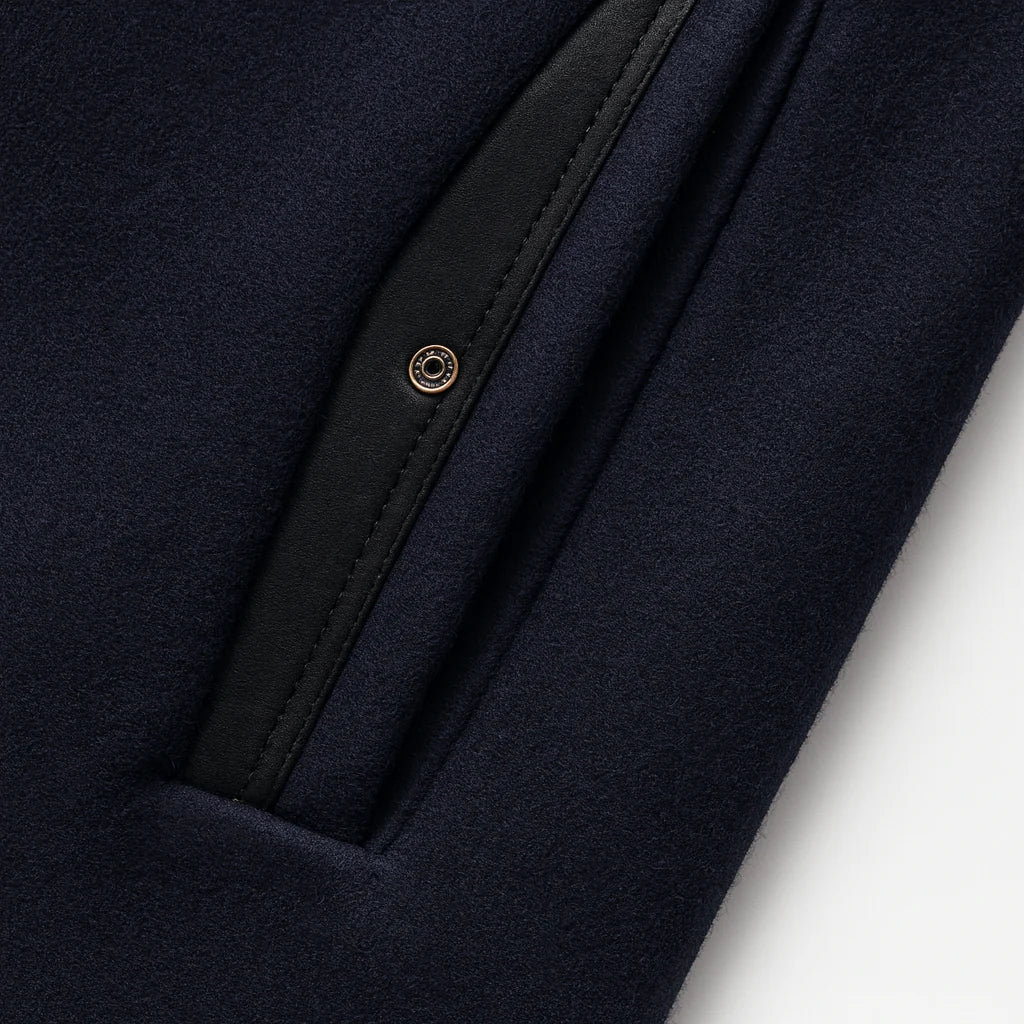 Women's Wrinkle-Resistant Wool-Blend Winter Coat – Modern Straight Fit in a Multicolour Design